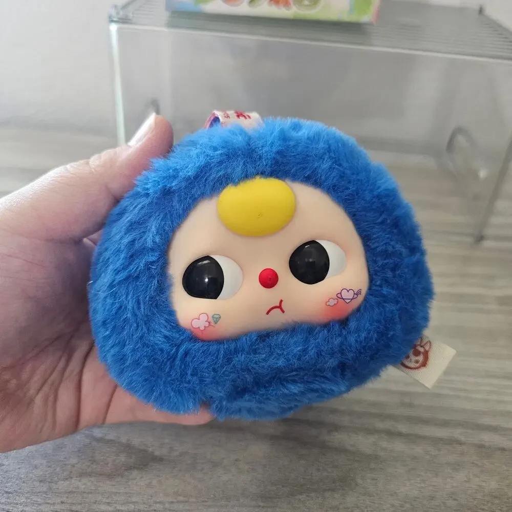Baby Three Fruit Orchard Series Blueberry Plush Pendent Vinyl Face OPENED BOX